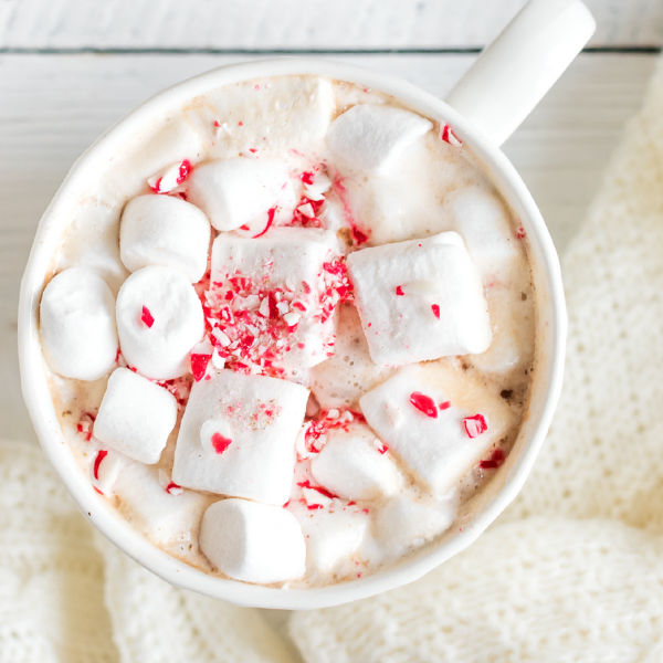 Skinny Peppermint Hot Chocolate