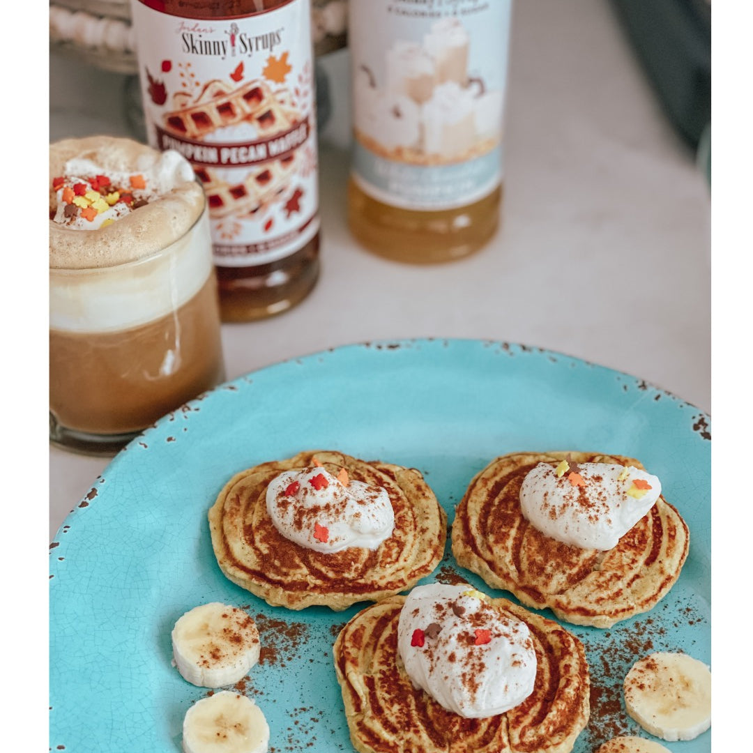 Healthy 4-ingredient Pumpkin Waffles