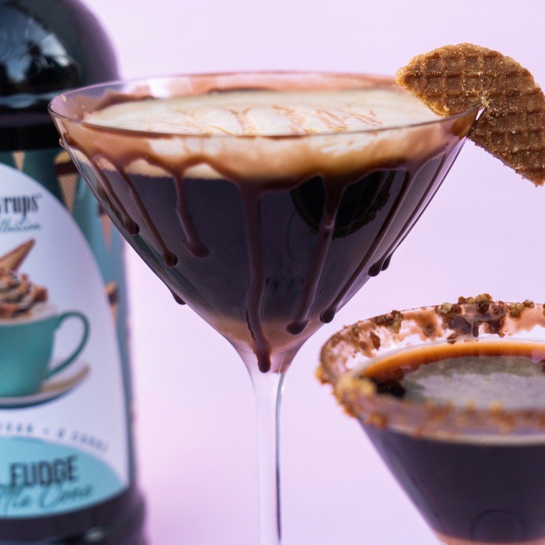 Caramel Fudge Waffle Cone Espresso Martini