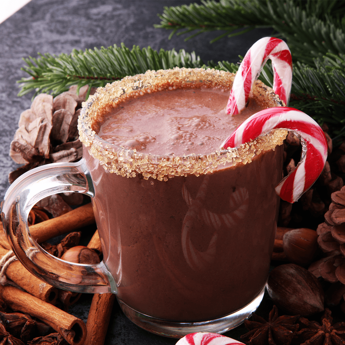 Peppermint Bark Hot Chocolate