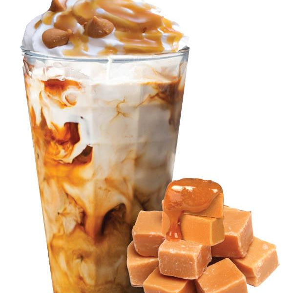 Skinny Iced Caramel Breve