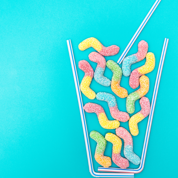 Sour Gummy Worm Water