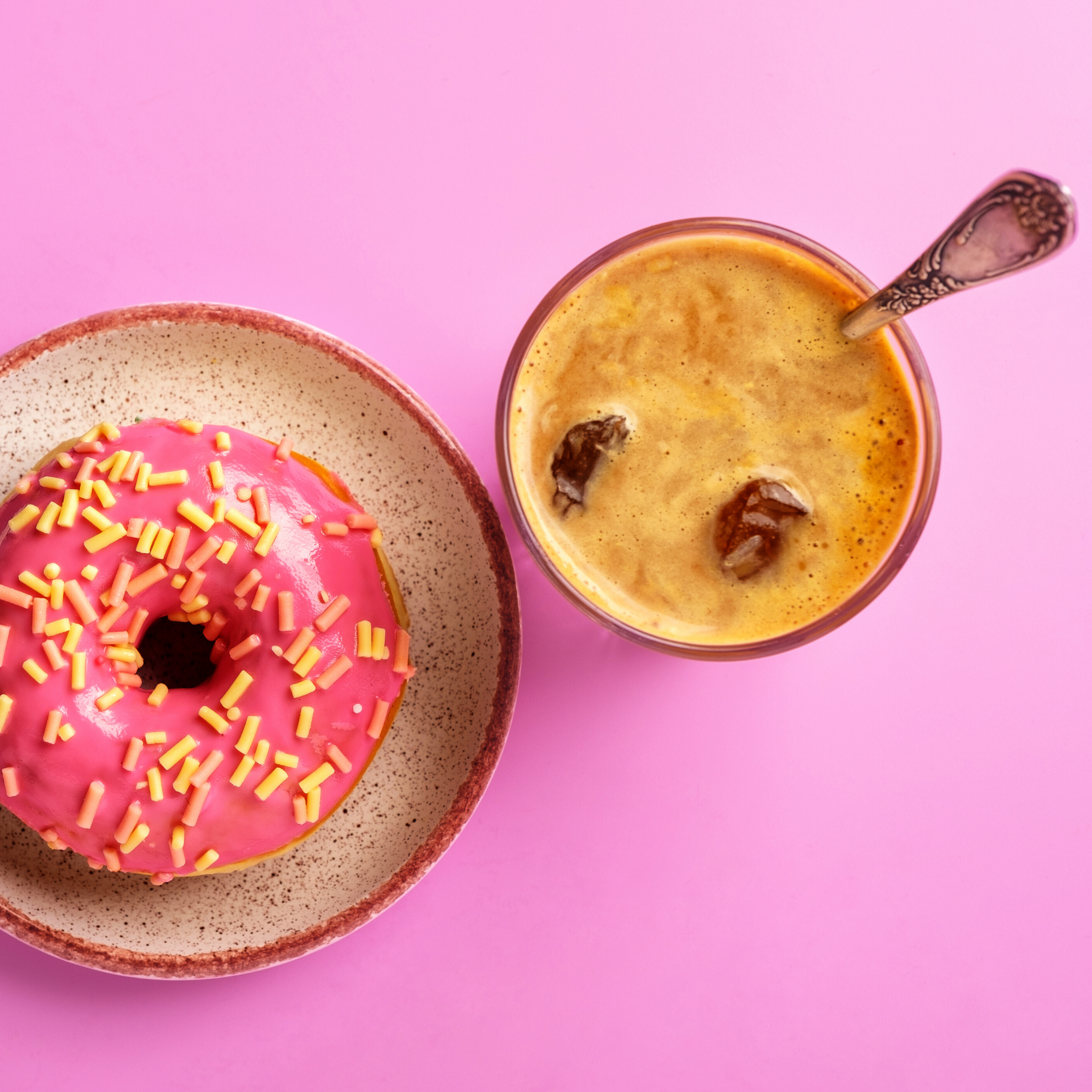 Skinny Glazed Donut Iced Coffee