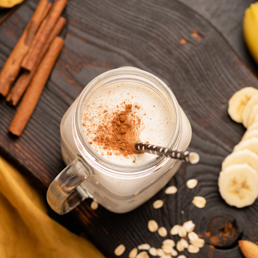 Iced Cinnamon Roll Breakfast Smoothie