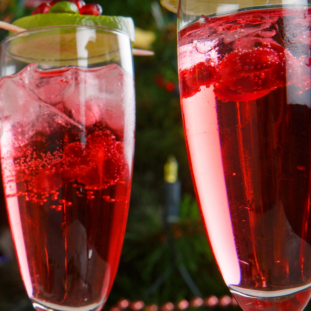 Cranberry Lemon Lime Mimosa