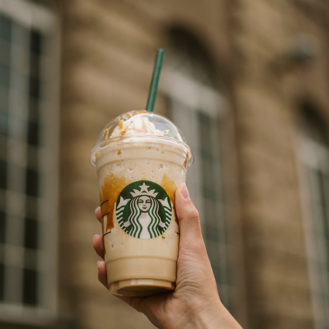 Mocha Cookie Crumble Versus Caramel Ribbon Crunch Frappuccinos