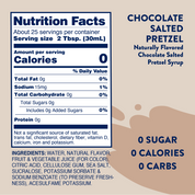 Sugar Free Chocolate Salted Pretzel Syrup