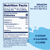 Sugar Free Dragon™ Syrup - Sour Green Apple Syrup