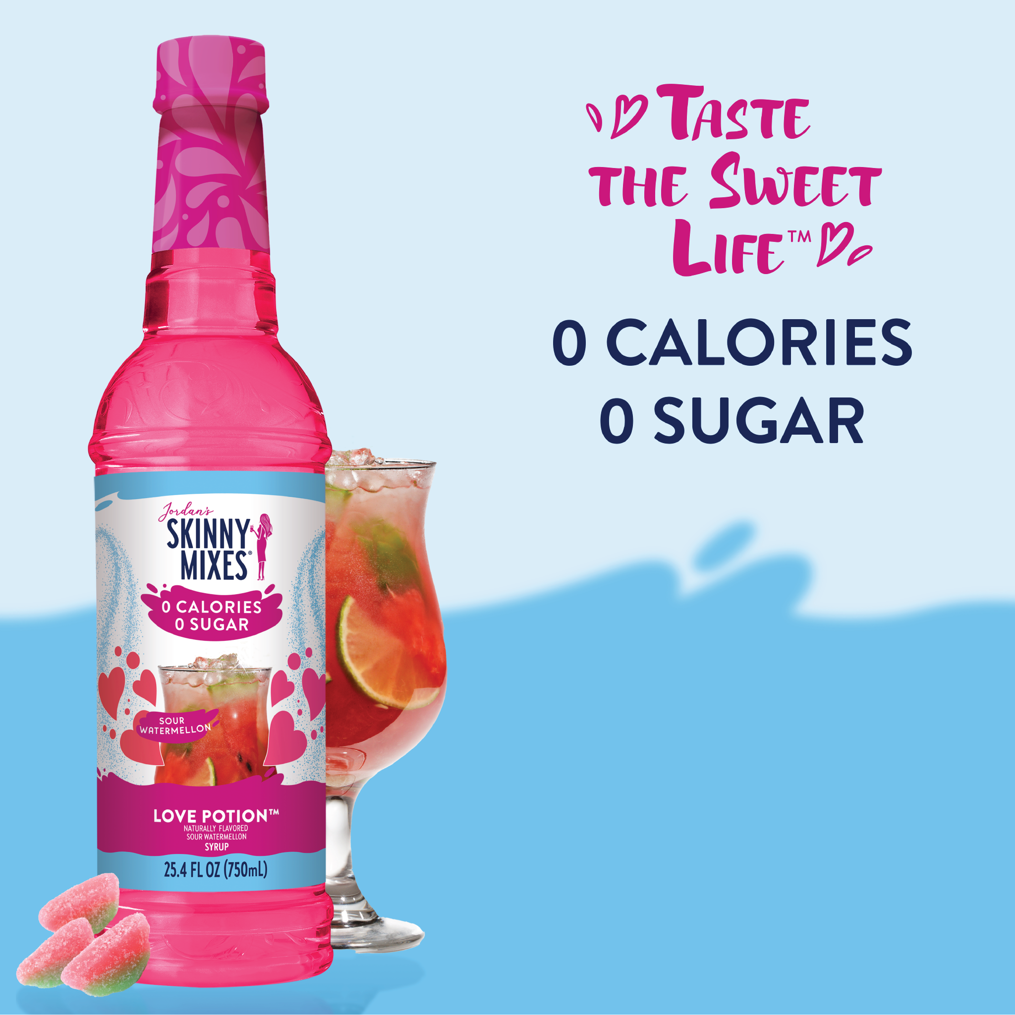 Sugar Free Love Potion™ Syrup - Sugar Free Sour Watermelon Syrup